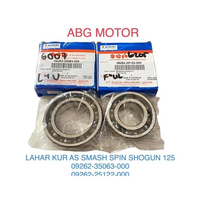 BEARING LAHAR LAHER KRUK AS 6205 6007 SUZUKI SMASH SPIN SHOGUN 125 ORI