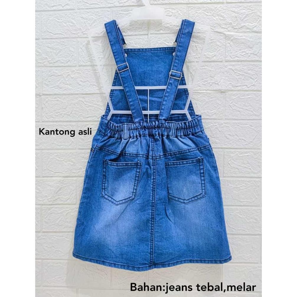 Rkpd/Wearpack/Overall/Jumsuit/Rok Kodok Pendek Jeans Anak Perempuan Berkualitas/Baju Anak Bagus 3-9T
