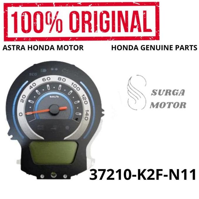 TERMURAH - Mesin Speedometer Scoopy Esp K2F Biru Original Honda AHM 37210-K2F-N11 Spidometer Comp sp