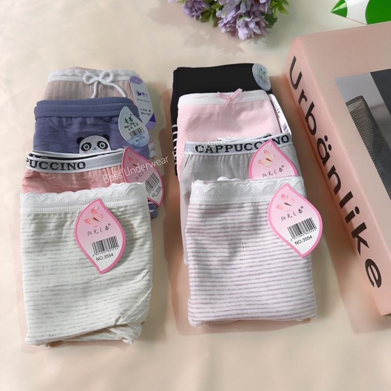 [3Pcs] Celana Dalam Remaja Cewe Katun Soft, Cd Abg, Cd Remaja Perempuan Motif Lucu, Cd Murah, Pantie