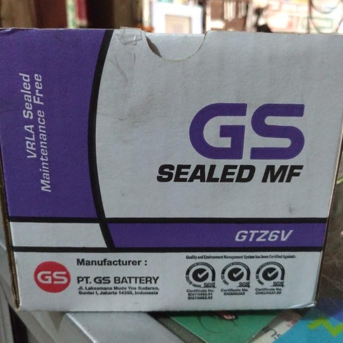 Aki GS VARIO 125 / 150 GTZ6V