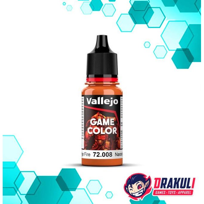 

Promo Vallejo Game Color Paint - Orange Fire 72.008 COD