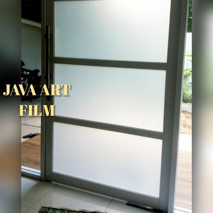 (Good) stiker kaca sandblast polos/sandblast/kaca film jendela rumah dan gedung