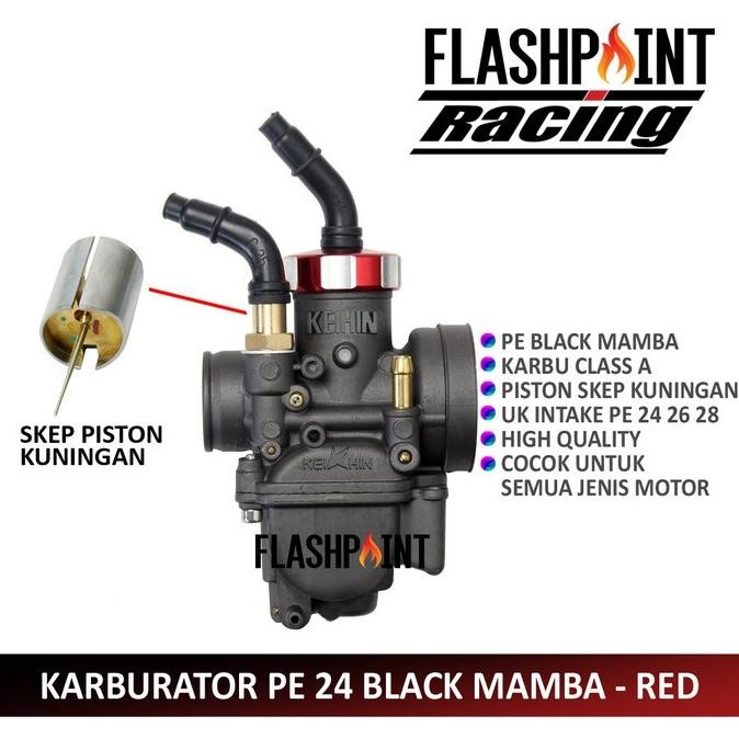 KARBURATOR BLACK MAMBA PE 24 26 28 KARBU PE24 PE26 PE28 THAILAND GOLD