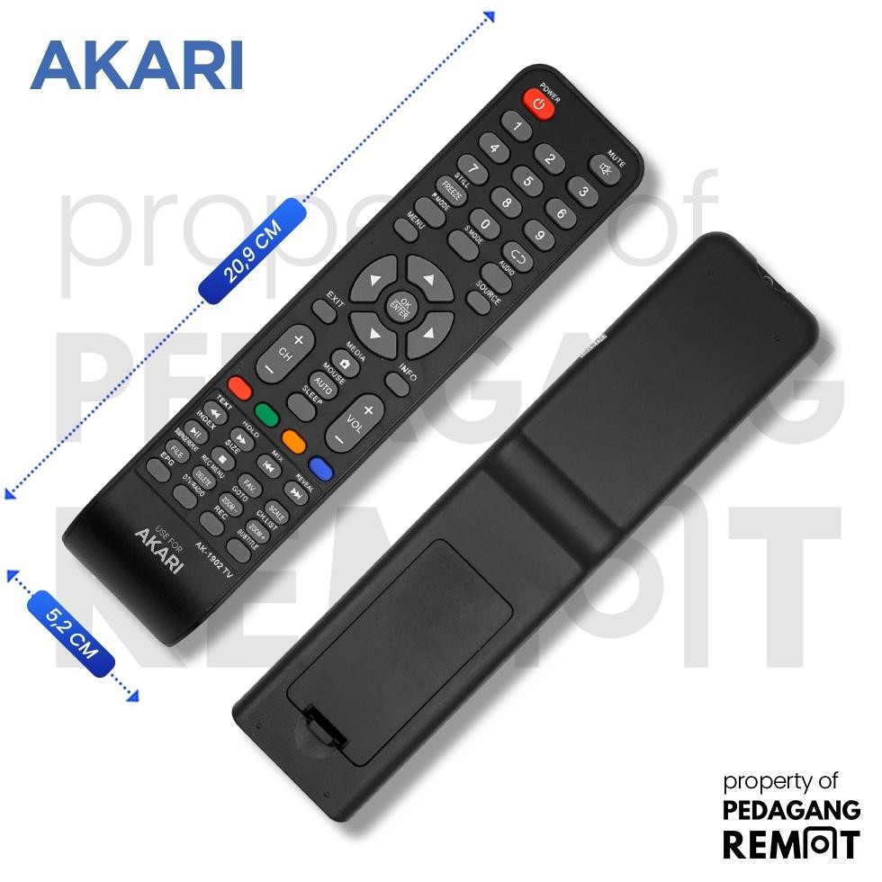 we-12 Remot Remote TV Akari LCD LED Smart Connect RC-9920AS AT-5432S AT-5442S AT-5450S AT-5455S AT-5