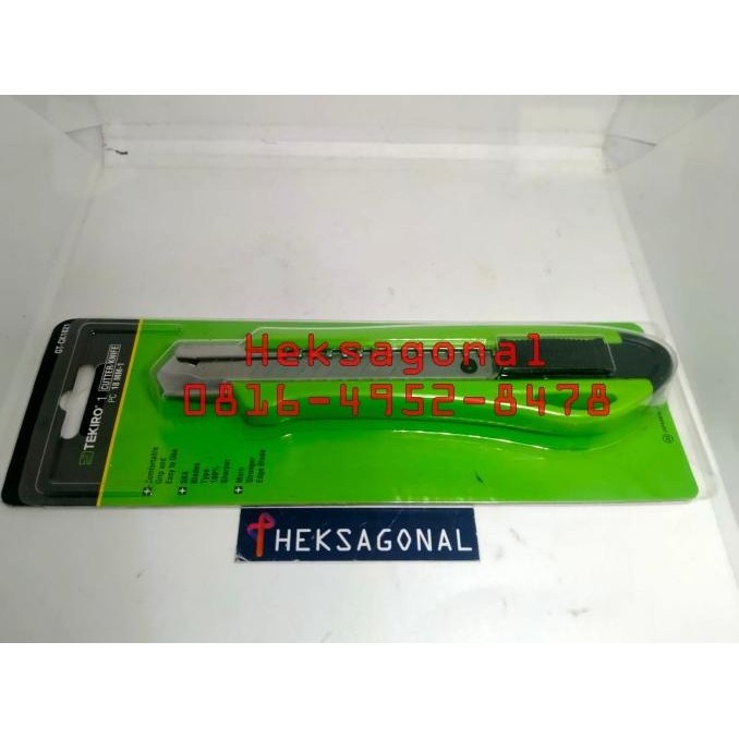 

*#*#*#*#] auto lock TEKIRO pisau cuter besar ukuran 18 mm Balikpapan
