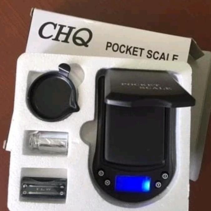cusss order] Timbangan mini digital emas perhiasan pocket scale CHQ Ori