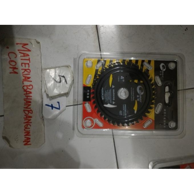 CIRCULAR SAW MATA GERGAJI BULAT GERGAJI KAYU 4 INCH 40 GIGI GERGAJI