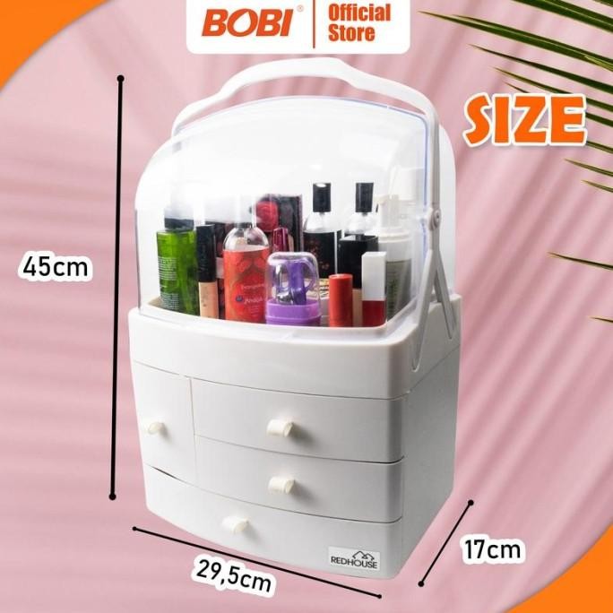 Rak Make Up Kosmetik & Tisu Besar - Box Storage Makeup Cosmetic AS01