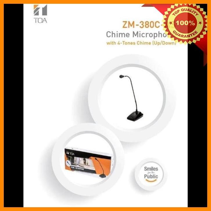 [ANG] CHIME MICROPHONE TOA ZM-380C-AS MIC TOA ADA BELL TOA ZM380C AS ZM380 C