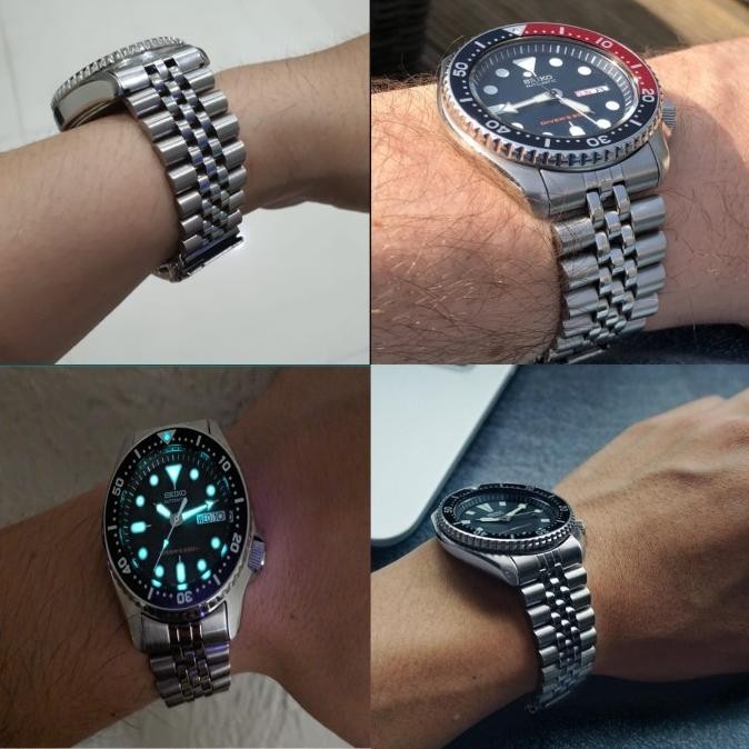 Jubilee STRAP Rantai Jam Tangan Seiko 013 skx13 Watch 20mm tali 20 murah