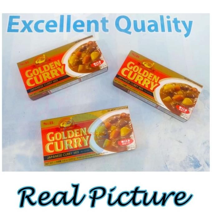 

S&B Golden Curry 220gr Mild | Kari Blok | Kari Jepang murah
