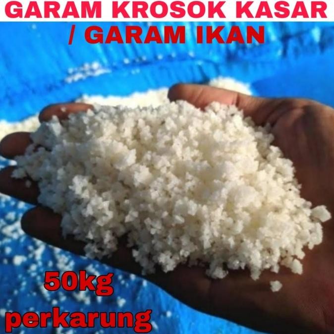 

Garam Krosok Kasar / Garam Ikan 50kg murah