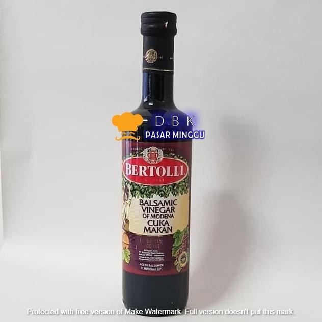 

BERTOLLI BALSAMIC VINEGAR 500ml dressing salad cuka makan murah