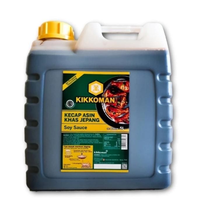 

KIKKOMAN Kecap Asin Khas Jepang 5Liter - Soy Sauce - Shoyu Jepang murah