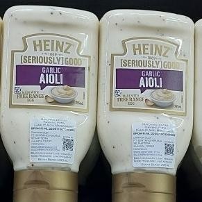 

Heinz garlic aioli 295 ml | sauce | saus murah