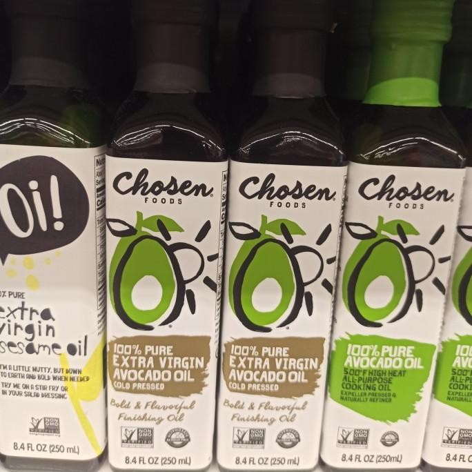 

chosen foods 100% pure extra virgin avocado oil 250ml murah