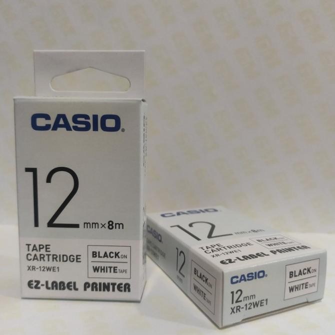 

Casio Pita Label 12Mm Black On White Tape Ez-Label Printer Co
