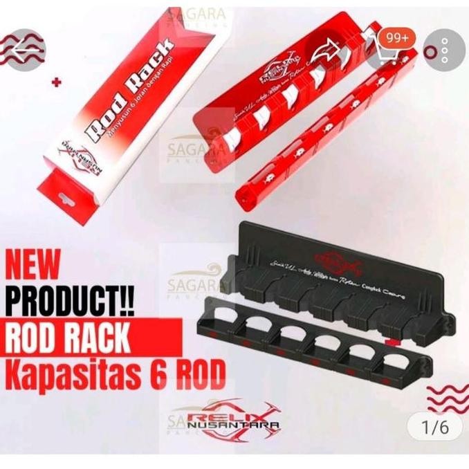Sale Rod Rack Rak Dinding Joran Pancing Relix Nusantara