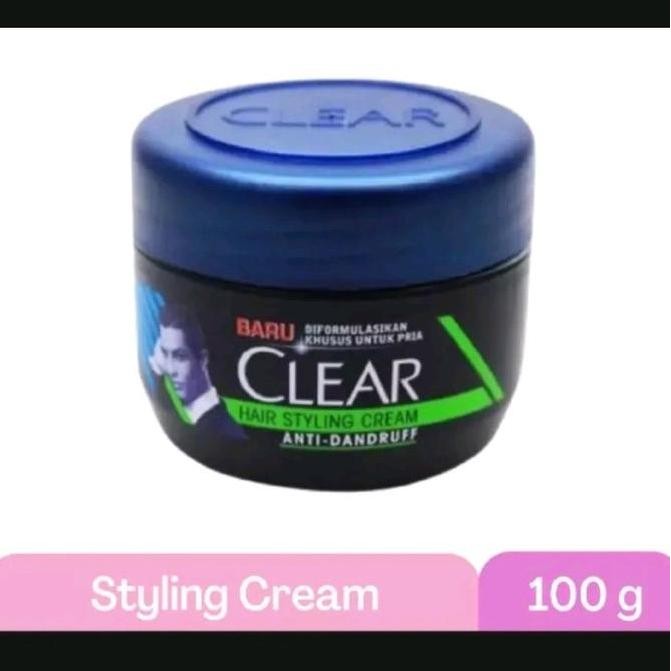 Clear hair styling cream/minyak rambut clear brisk 100gr murah