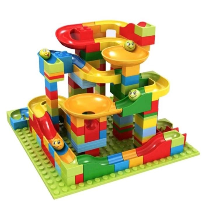 Mainan Edukasi Anak Marble Run Building Blocks murah
