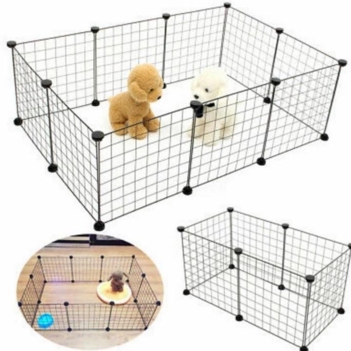 kandang pagar anjing kecil, kucing, kelinci - 10panel murah