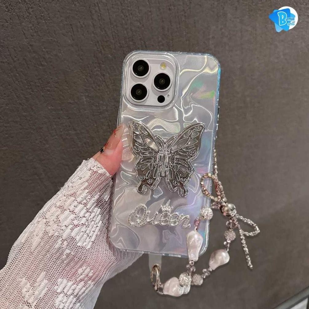 gs-56 GC176 Queen Butterfly Clarity Swirl Hologram Hardcase Casing Hp For OPPO A3X A1K A3S A5S A7 A1