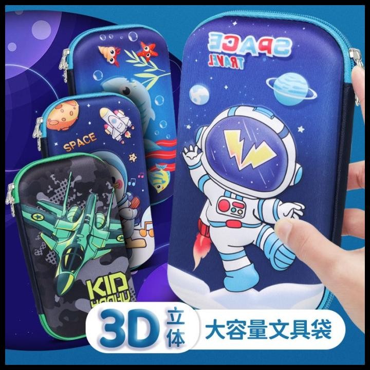 

Tempat Kotak Pensil Anak 3D Karakter/ Kotak Pensil Anak/ Pensil Case