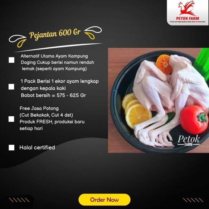 

(Good) Ayam Pejantan / Ayam Jawa 600 gr