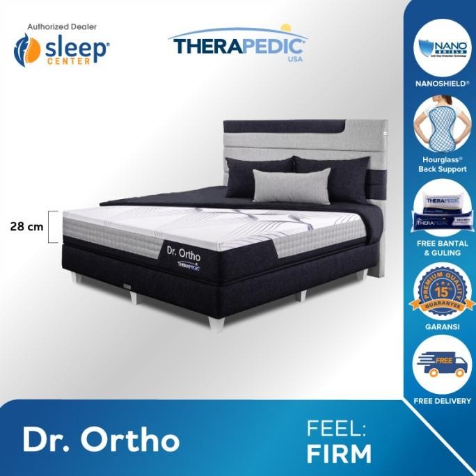 Terlaris Therapedic Kasur Dr Ortho - Bed Set Ready Stok