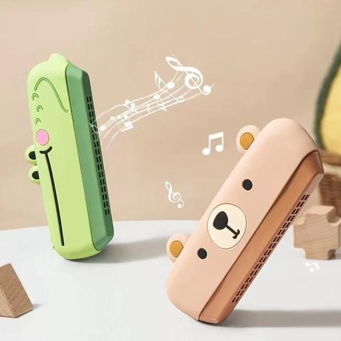 

Harmonika Anak Silikon Alat Musik 16 Lubang Karakter Kartun Mainan Musik JS