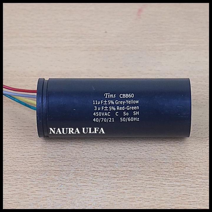 Kapasitor Mesin Cuci 11-3 Mikro Capasitor Mesin Cuci Sharp 11+3