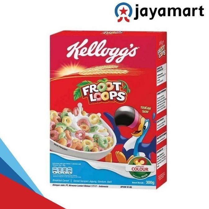 

(Good) FROOT LOOPS Cereal 300 gr Kelloggs Sereal Ring Fruit Loop Kellogg's