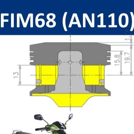 Piston FIM Kawasaki Kaze Athlete Pin13 FIM68