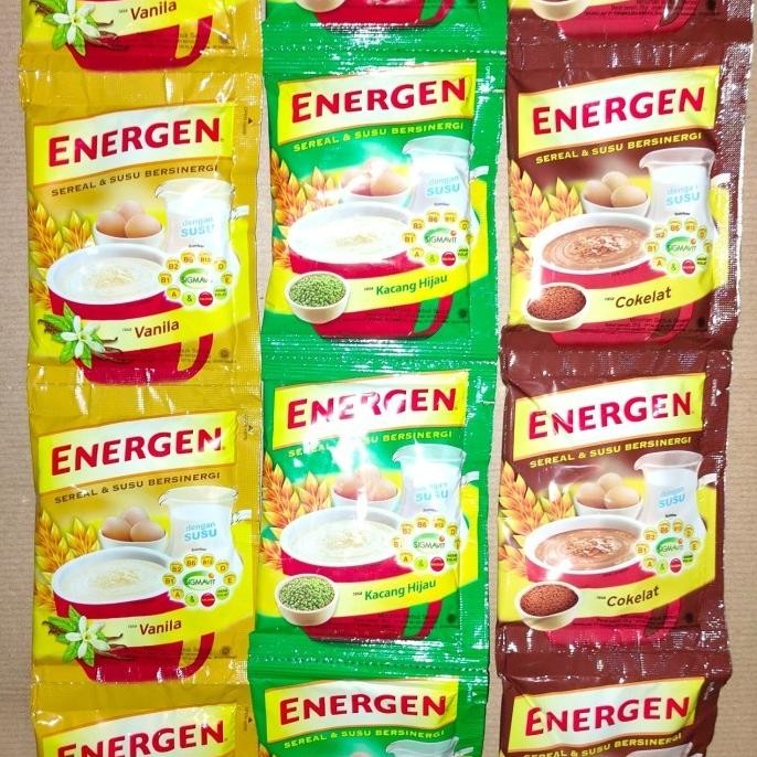

(Good) ENERGEN SACHET RENCENG ( ISI 10 SACHET)