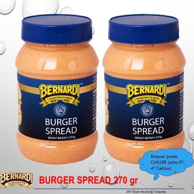 

(Good) BERNARDI Burger Spread 270gr