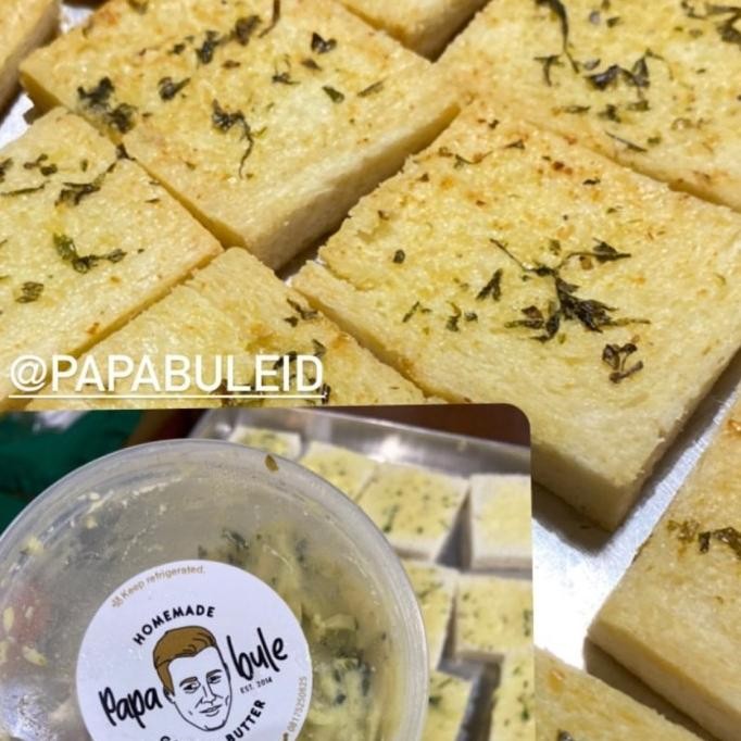 

(Good) Garlic butter papabule mentega untuk roti garlic bread