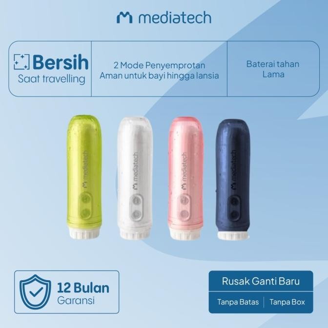 Mediatech Travel Bidet Electric / Jet Washer Portable