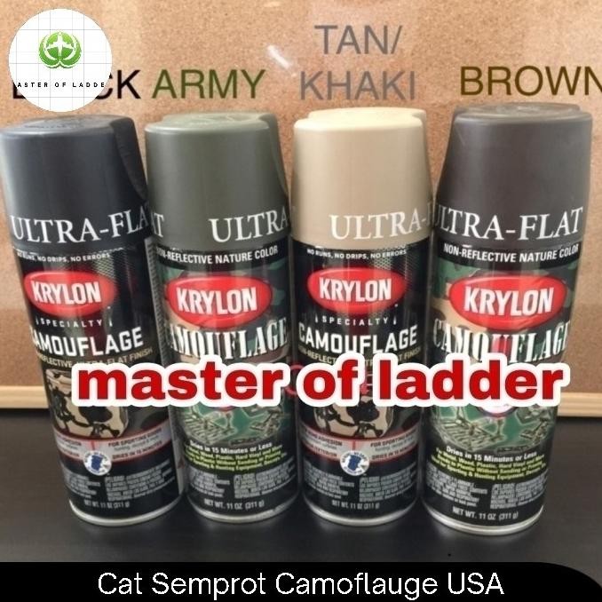 TERMURAH - cat semprot efek loreng/ Krylon spray camouflage military