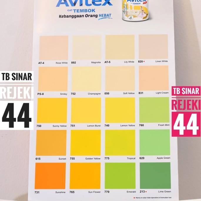 Cat Tembok AVITEX Interior Plafon Dinding Avian Brands Galon 5 KG DS10