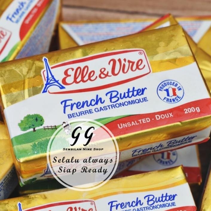 

Elle Vire Uned Butter 200 Gram Mentega Tawar