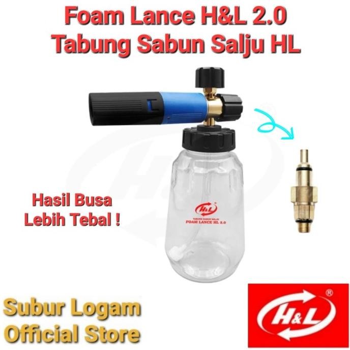 @=@=@=@=] 2.0 Foam Lance HL H&L untuk Mollar Q4 20300 Botol Tabung Sabun Salju