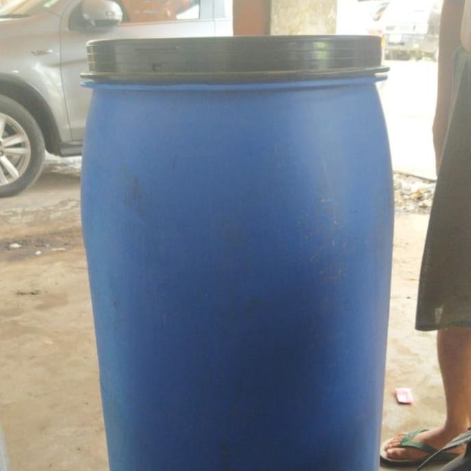 ] Drum biru kapasitas 150Liter plastik