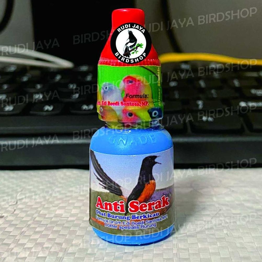 GA24 Anti Serak Tenggorokan Lendir Dr Edhi Edi Boedi Obat Vitamin Burung Murai Kacer Kenari Pleci Sa