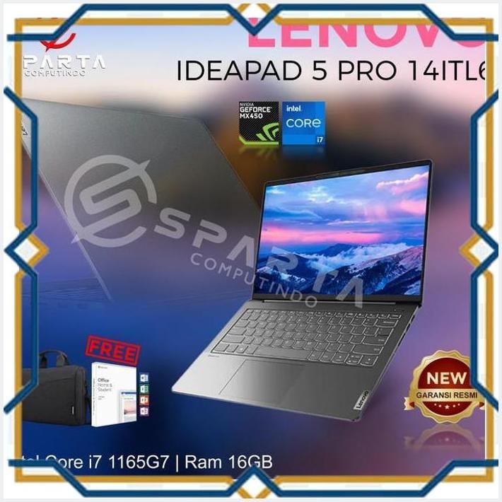 [CVS] LAPTOP LENOVO IDEAPAD SLIM 5 PRO 14ITL6 NEW GARANSI RESMI