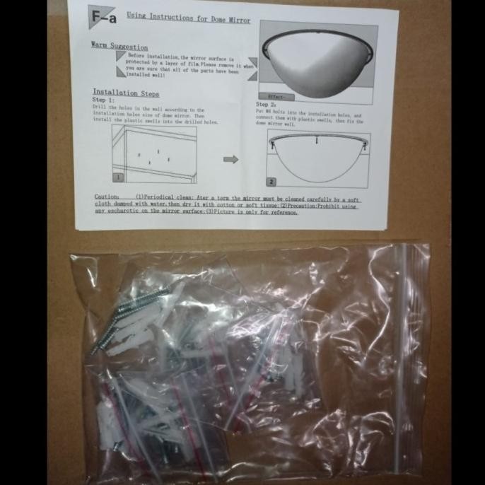 Convex Mirror 100Cm / Full Dome Mirror 1Mtr / Kaca Cermin Kubah New Stok