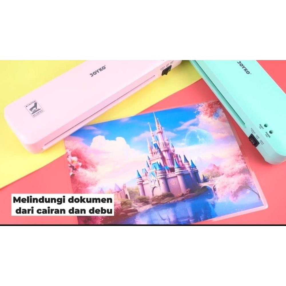 

gjk-25 MESIN LAMINATING JOYKO LM 07CO A4 & F4 / COLORFULL LAMINATOR LOW WATT LM-07 CO Viral