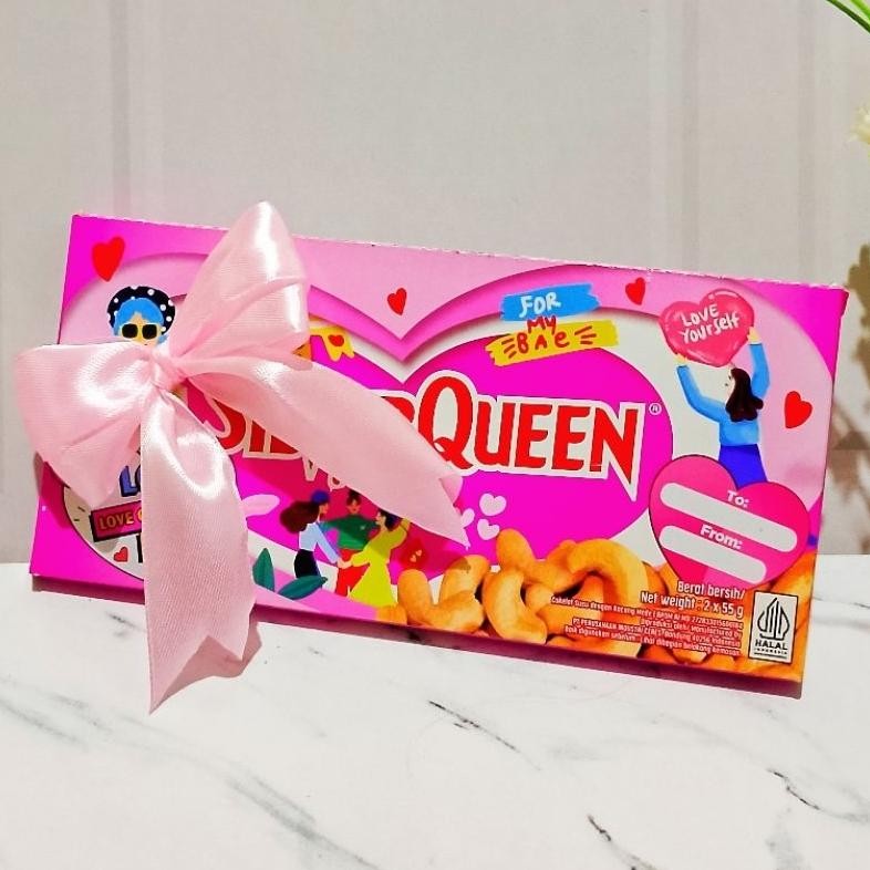 TERLARIS Coklat Silverqueen special edition valentine isi 2pcs Original
