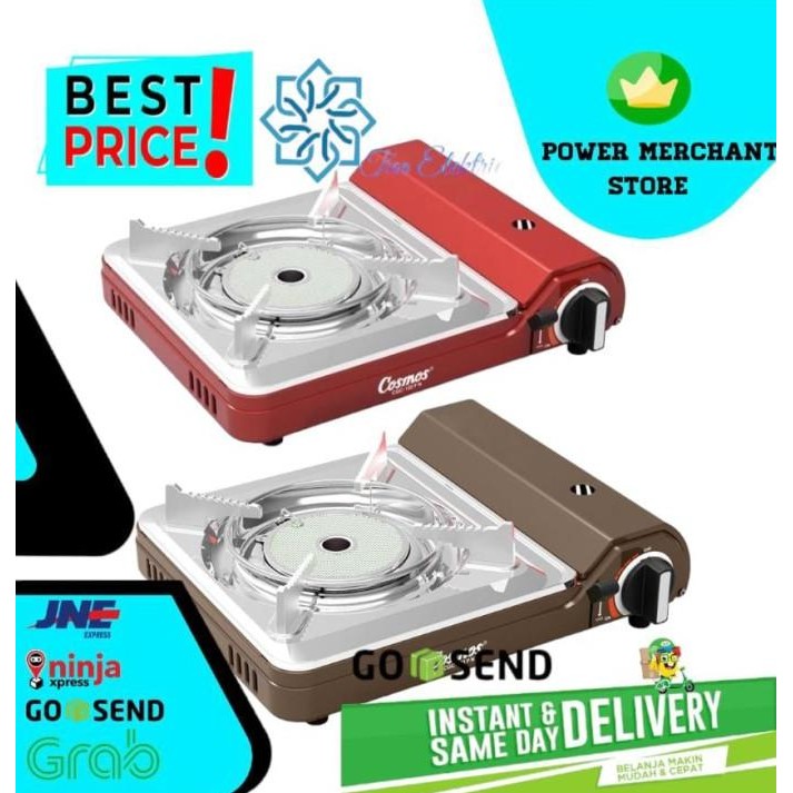 Cosmos Cgc-123Pn Kompor Gas Portable 2In1