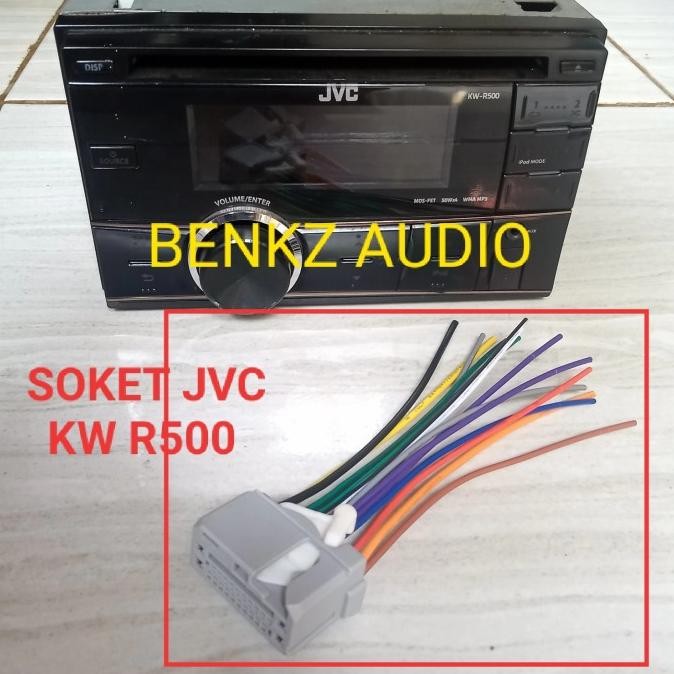 Promo Soket head unit JVC KWR500 kabel socket tape mobil jvc kwr500 COD